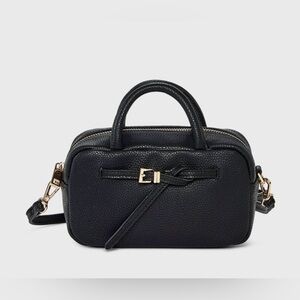 NWT A New Day Small Black Satchel Crossbody Bag
